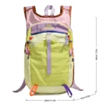 Multi-Pocket Contrast Color Backpack — Image 6