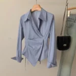 Casual Striped Autumn Shirt — Image 5