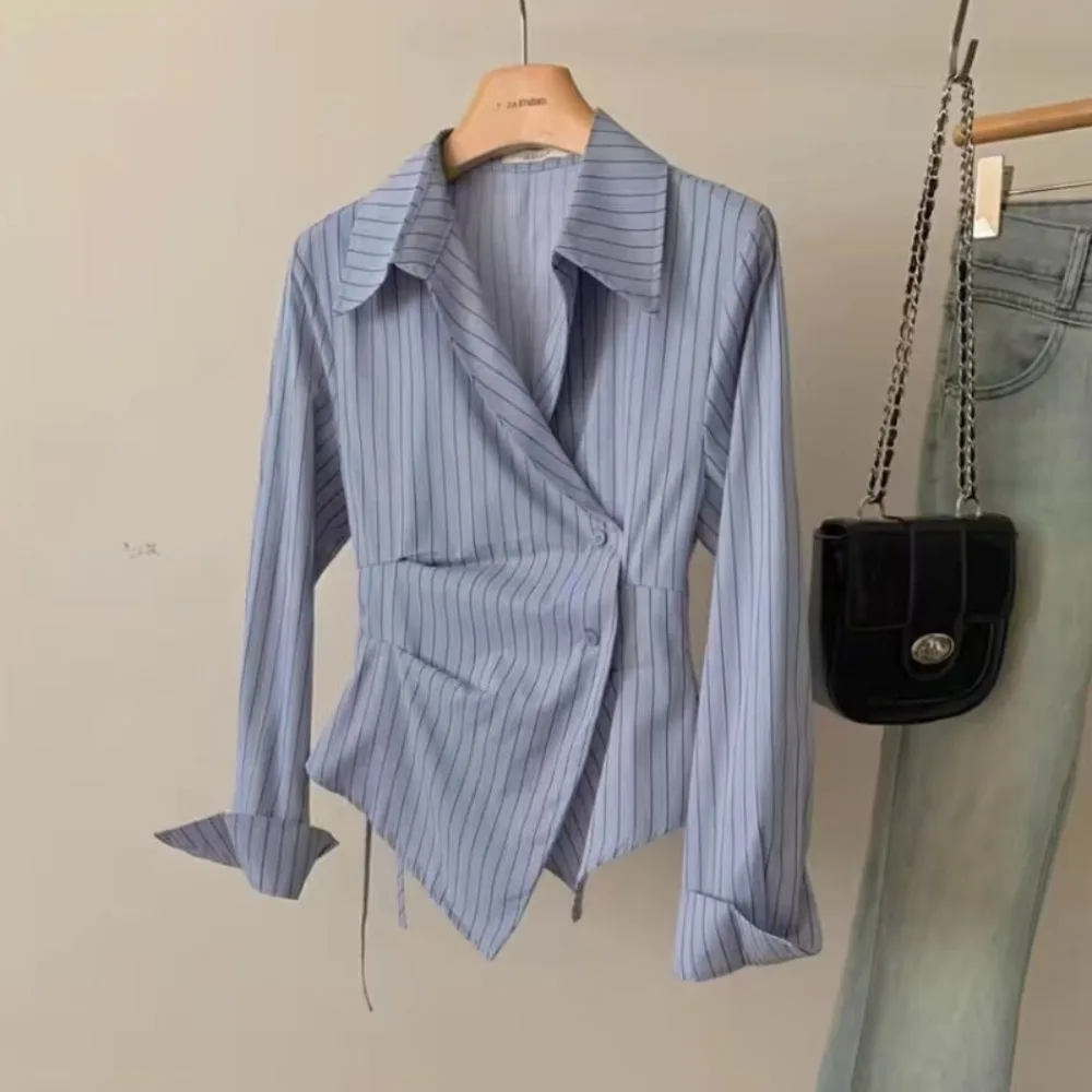 Casual Striped Autumn Shirt
