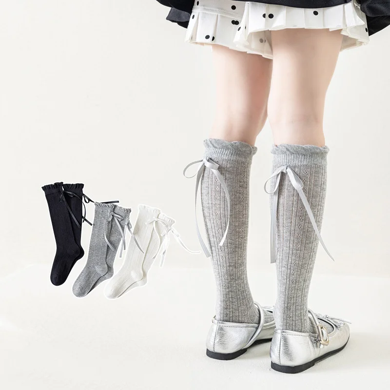 Girls' Mesh Summer Long Socks