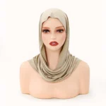 Hijab Underscarf with Criss-Cross Design — Image 4