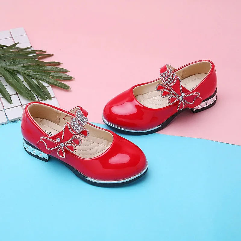Girls' Leather Party Shoes — Image 10