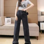 Retro Loose Denim Pants — Image 6