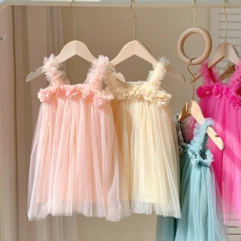Kids' Mesh Summer Dress