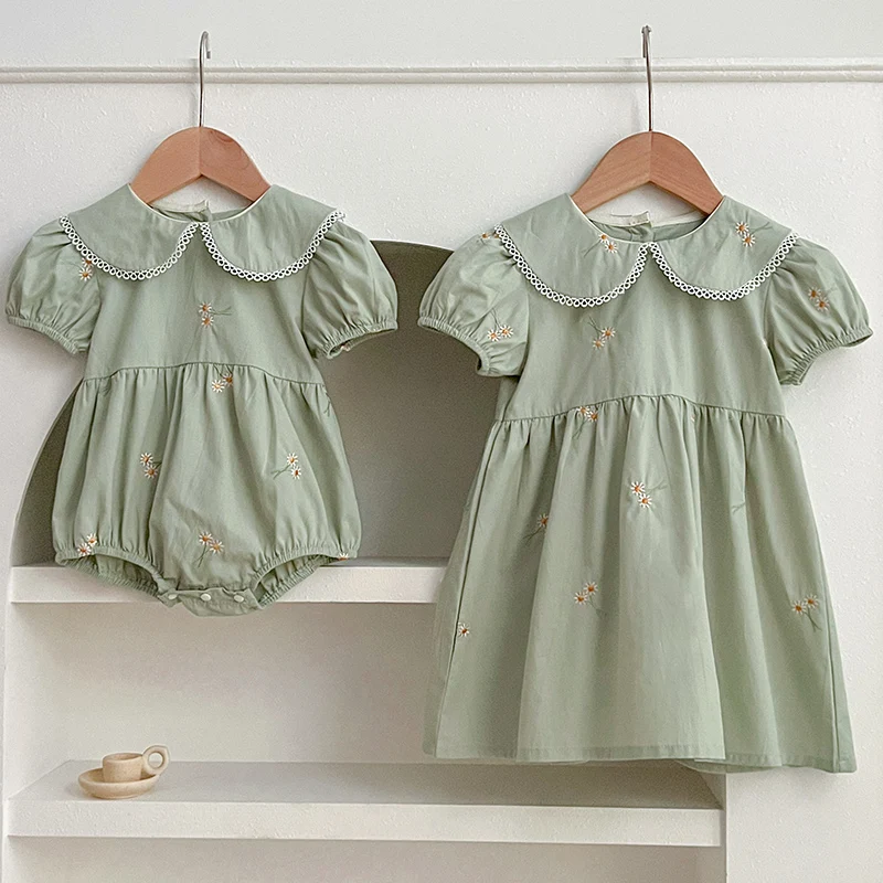 فستان رضّع قطني للمناسبات