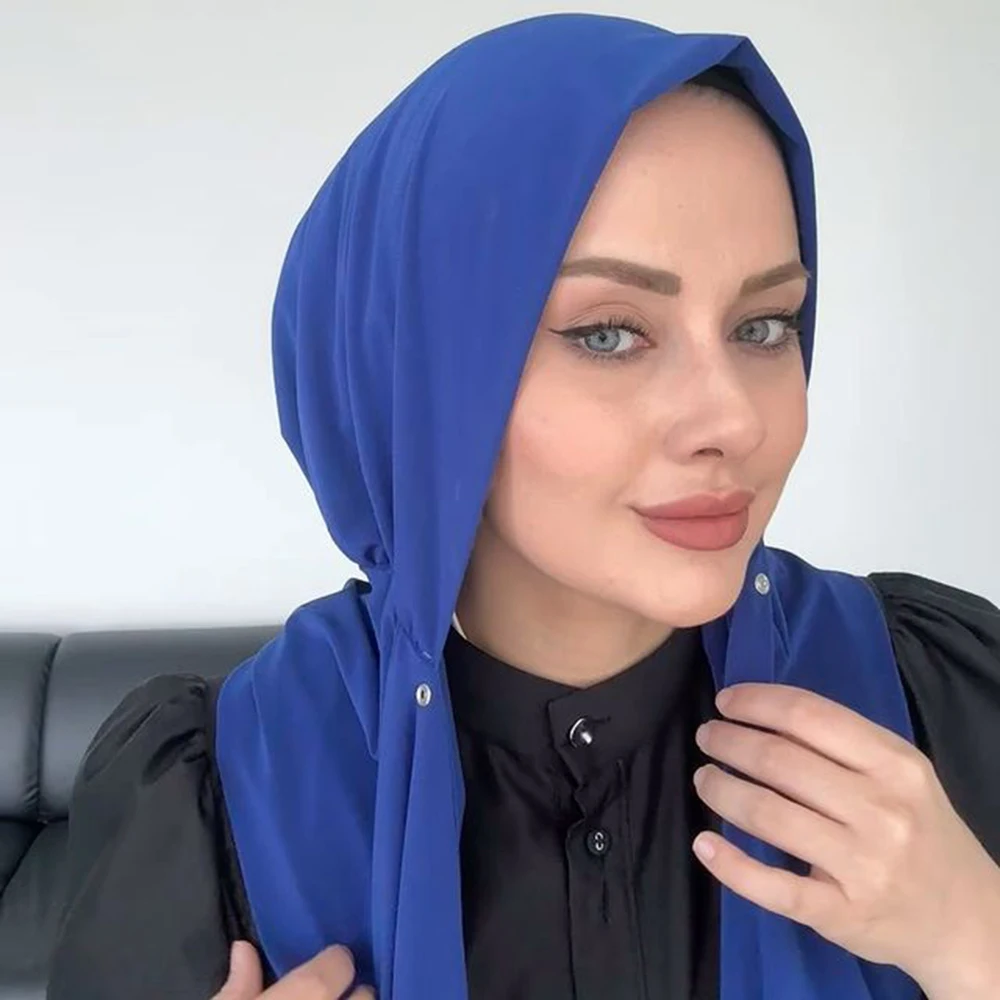 Full Coverage Instant Hijab with Clip