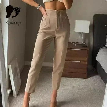 Formal High-Waisted Pants