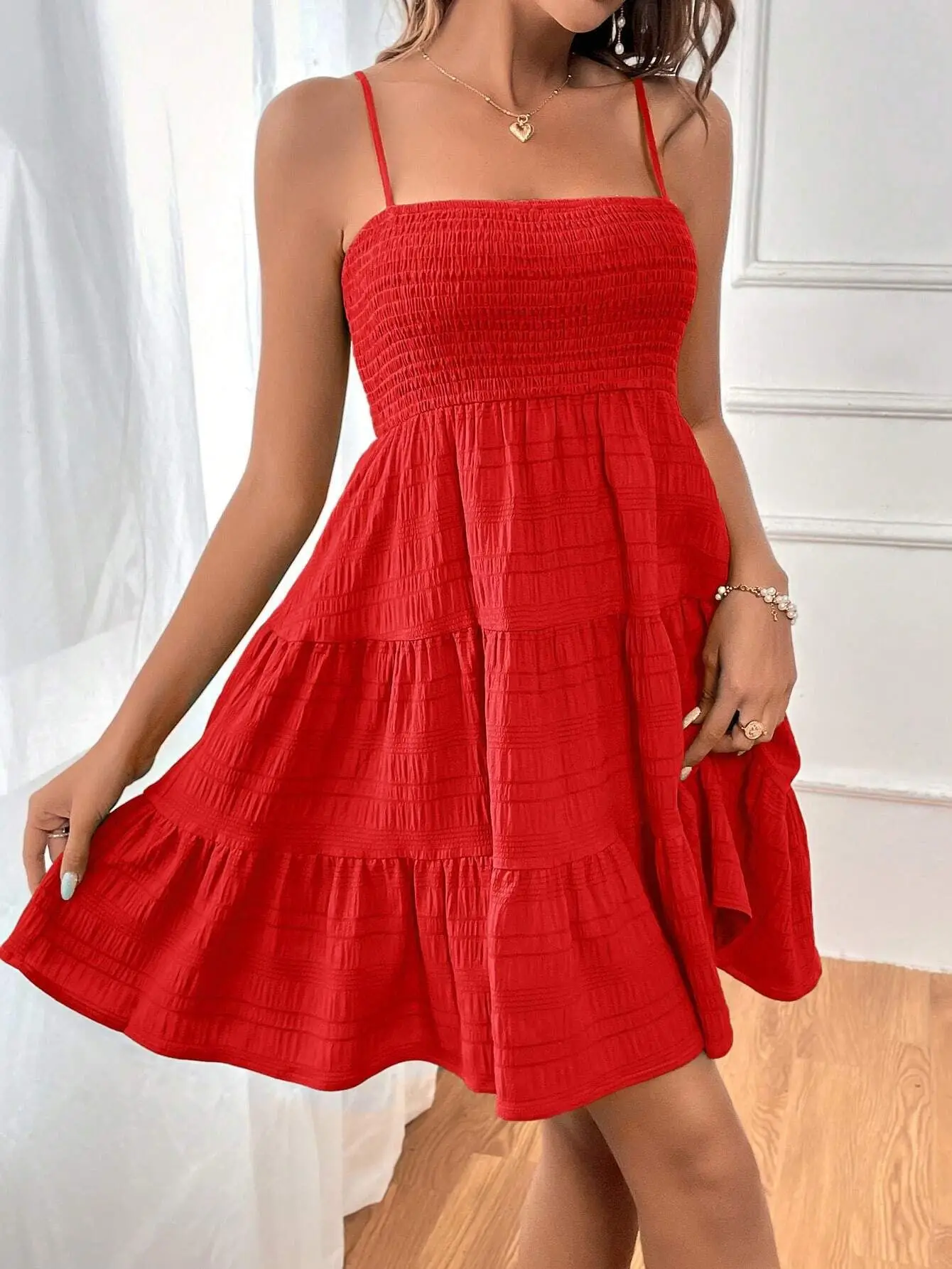 Mini Dress with Straps