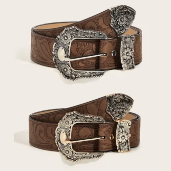 Vintage Faux Leather Belt