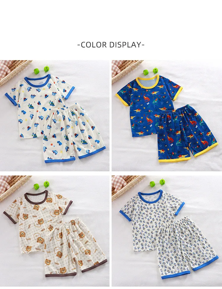 Baby Short Sleeve Pajamas — Image 10