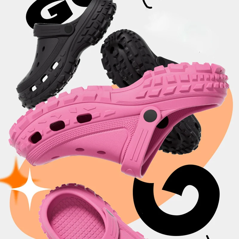 Summer Closed-Toe Platform Beach Sandals