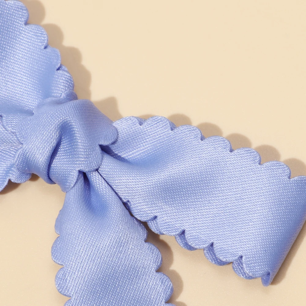 Girls' Elegant Satin Hair Accessory with Bow