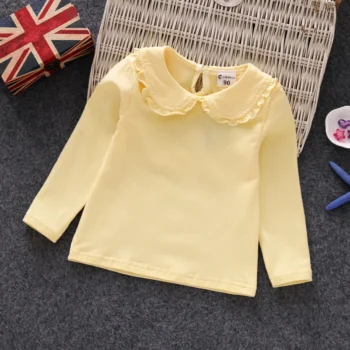Girls' Lace Cotton Long Top