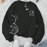 Vintage Loose Warm Hoodie — Image 3