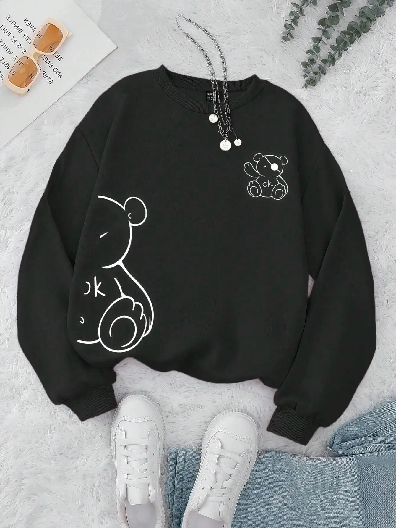 Vintage Loose Warm Hoodie