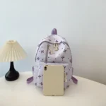 Padded Bow Print Backpack — Image 3