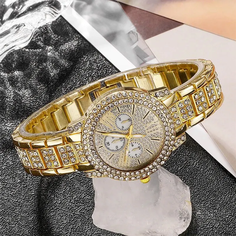 Watch, Ring, Necklace and Earrings Set