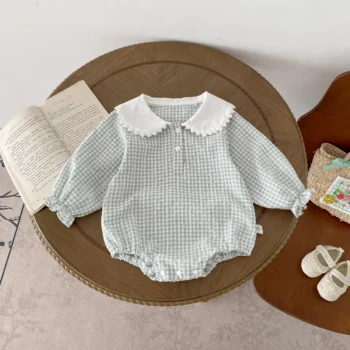Newborn Elegant Long Jumpsuit with Drawstring