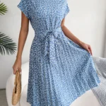 Short Sleeve High-Waisted Dress — Image 5