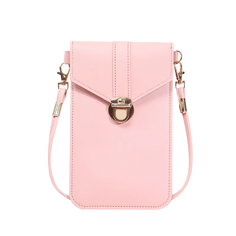 Shoulder Bag with Lock and Touch Screen