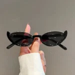 نظارة عين القطة بنصف إطار ملوّن — صورة 2