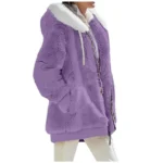 Casual Hooded Winter Coat with Zipper