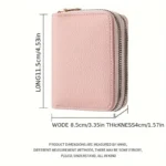Short Double-Zip Card Wallet — Image 3