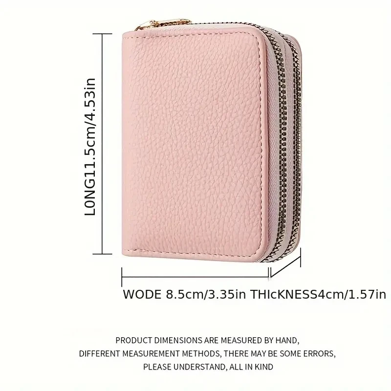 Short Double-Zip Card Wallet