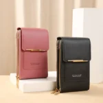 Soft Leather Handheld Wallet with Touch Screen — Image 2