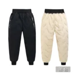 Kids' Thick Warm Velvet Pants