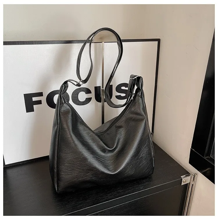 Caramel Leather Tote Bag