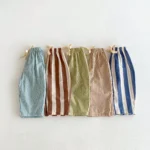 Kids' Lightweight Striped Pants — Image 2