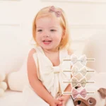 Newborn 4-Piece Embroidered Headband Set — Image 4