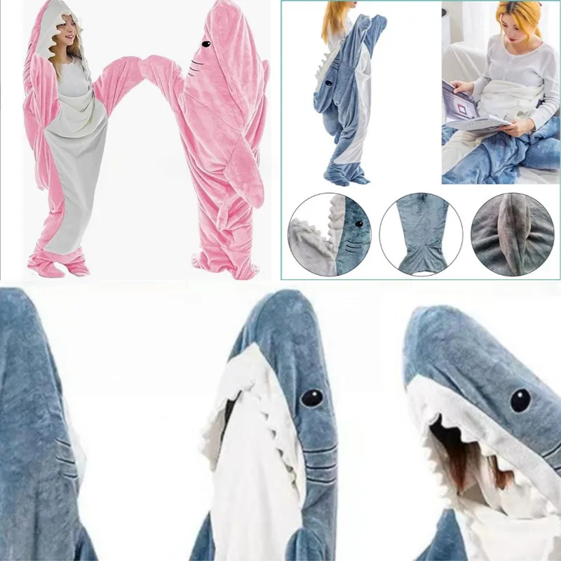 Winter Hooded Shark Lounge Pajamas