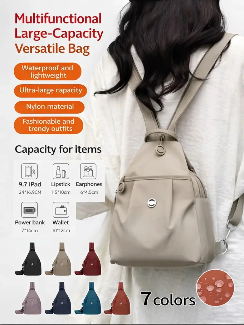 Small Oxford Fabric Chest Bag