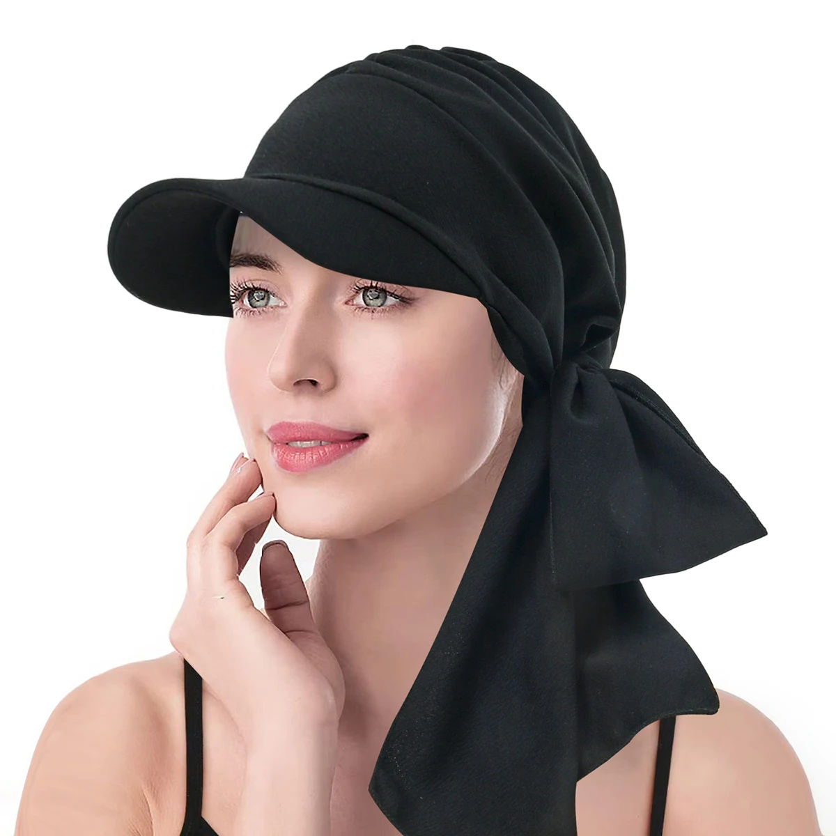 Solid Color Turban with Front Edge
