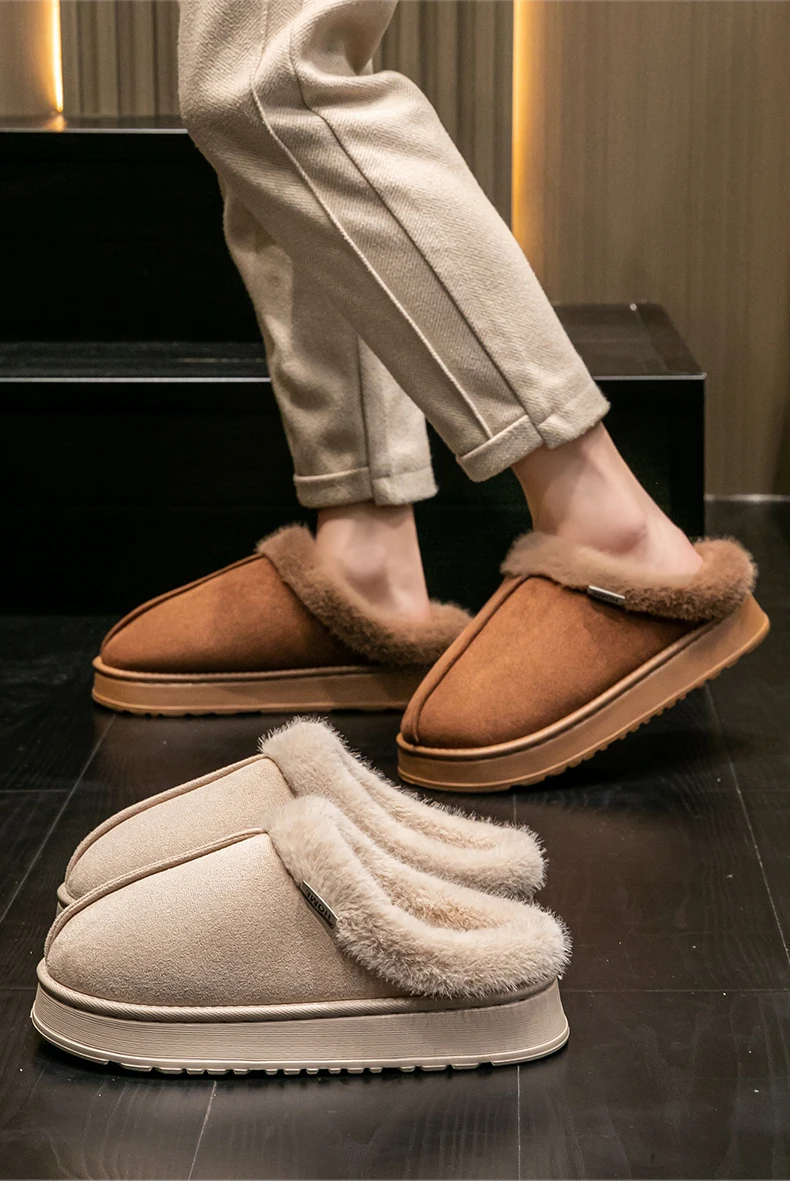 Soft Fur Slippers for Autumn and Winter — Image 17