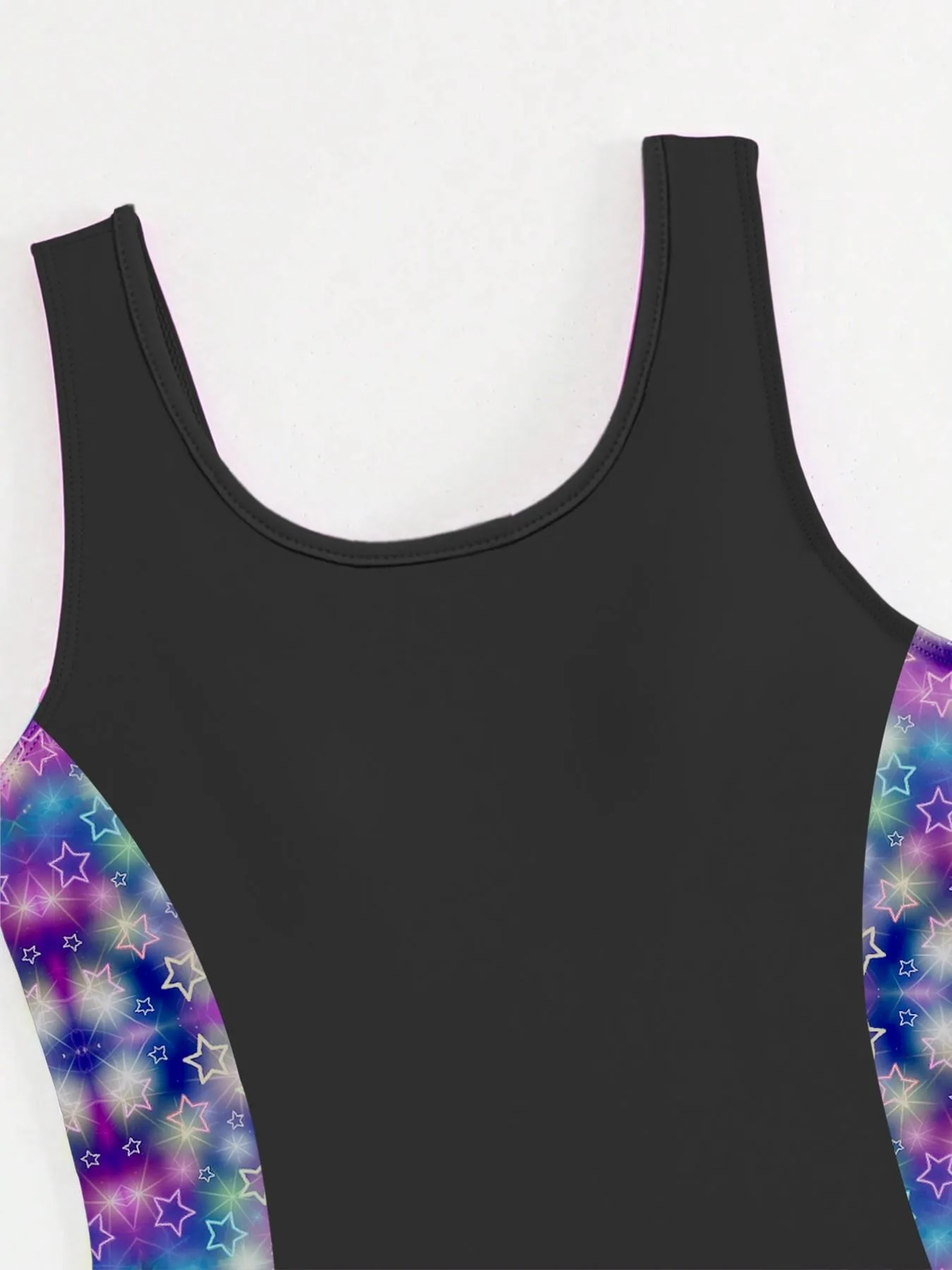 Girls' Cat and Star Print Swim Set