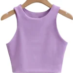 Sleeveless Summer Crop Top — Image 2