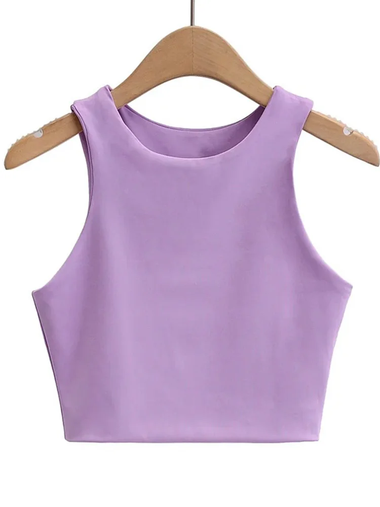 Sleeveless Summer Crop Top