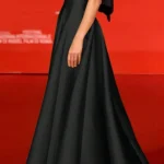 Elegant Satin A-Line Skirt — Image 4