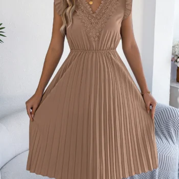 Casual Lace V-Neck Summer Dress