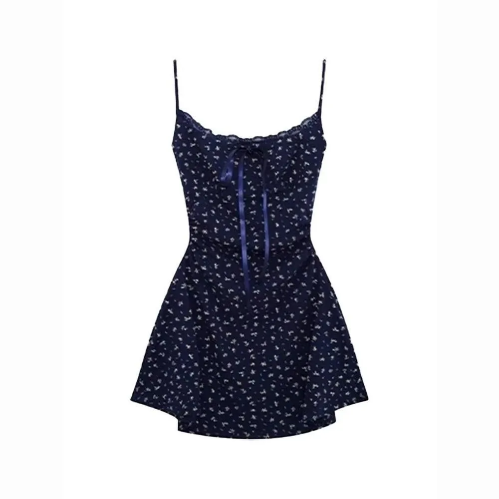 Short Beach Dress with Straps
