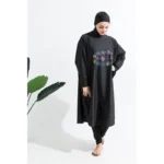 مايوه ثلاث قطع رياضي طويل — صورة 4