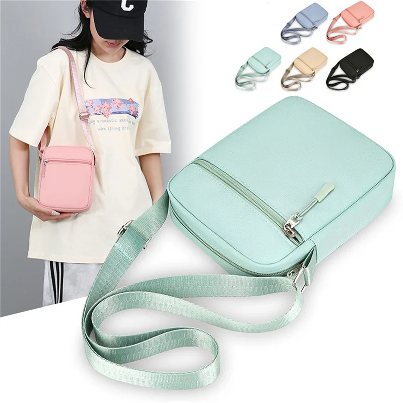Small Phone Shoulder Bag with Zipper — Image 29