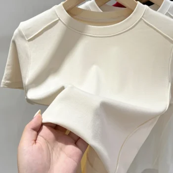 Half Sleeve Solid Summer T-Shirt