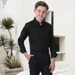 White Oxford School Shirt — Image 2