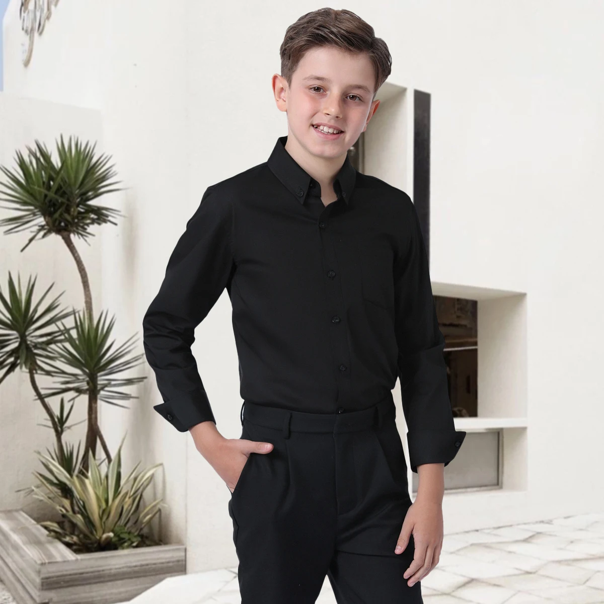 White Oxford School Shirt