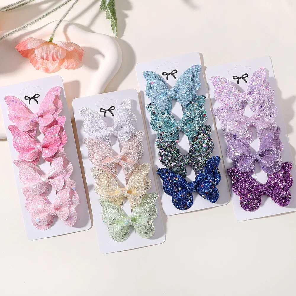 4-Piece Butterfly Sequin Hair Clip Set — Image 13