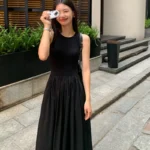 Classic Black Maxi Dress — Image 4